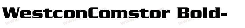 WestconComstor Bold字体转换